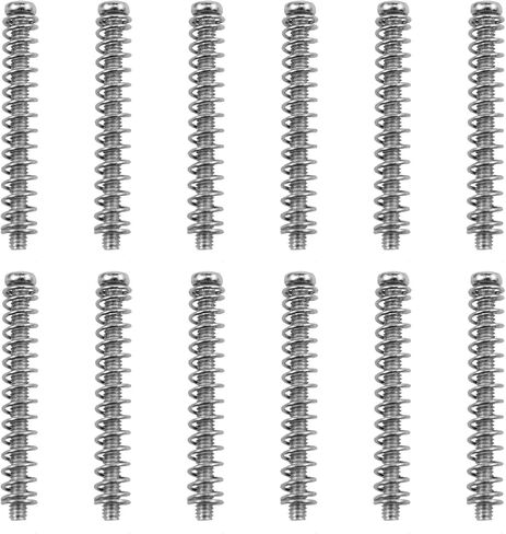AYLIFU Pickup Height Adjustment Screw Pickup Screw Spring Electric Guitar Accessories Humbucker Pickup Occulted Color 0.1x1.24inch For American Thread Pickups 12set (0.1x1.24inch) in Saudi Arabia