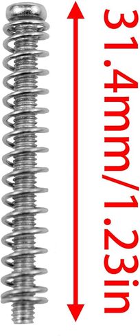 AYLIFU Pickup Height Adjustment Screw Pickup Screw Spring Electric Guitar Accessories Humbucker Pickup Occulted Color 0.1x1.24inch For American Thread Pickups 12set (0.1x1.24inch) in Saudi Arabia