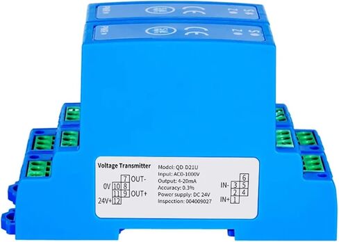 مستشعر جهاز إرسال الجهد AC/DC 0-500V 0-600V 0-1000V مرحلين محول الجهد 4-20MA 0-20MA 0-10V 0-5V RS485 OUTPUT (DC12V POWER SUVENT_4-20MA OUTPUT) in Kuwait