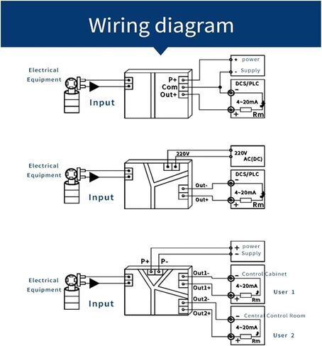 الجهد الجهد الجهد 35 مم جهد الجهد DC0-5V 0-20V 0-100V 0-500V محول إشارة الجهد القاعة (DC24V POWER SUVENT_RS485 OUTPUT) in Kuwait