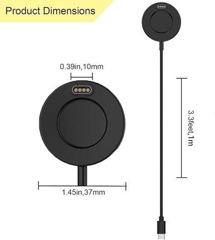 محول شاحن USB-C لـ Garmin-لـ Fenix ​​8/7/6/5 لـ Forerunner 45-965 لـ Vivoactive 3-6 لـ Venu للغريزة لـ Quatix لـ Tactix لـ D2 لنهج Barklimiter for Vivomove for etc in Kuwait