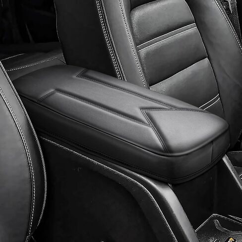 FIILINES Center Console Cover for Subaru Forester 2025, with Side Pockets Armrest Cover Pad Cushion Protector Forester Accessories Armrest Cover Anti-Scratch Black in Saudi Arabia