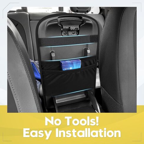 FIILINES Center Console Cover for Subaru Forester 2025, with Side Pockets Armrest Cover Pad Cushion Protector Forester Accessories Armrest Cover Anti-Scratch Black in Saudi Arabia
