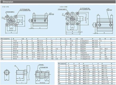 CQ2B50 CQ2B63 السكتة الدماغية 40-70 مم عمل مزدوج AIR AIR ALINDER CALINDER CQ2B CQ2B50-40 CQ2B50-45 CQ2B50-50 CQ2B50-55 (63x50) in Kuwait