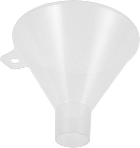 PRETYZOOM 100mm Laboratory Plastic Pp Funnel Powder Funnel Filter Wide Mouth Lab Filling in Saudi Arabia