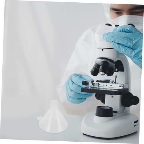 PRETYZOOM 100mm Laboratory Plastic Pp Funnel Powder Funnel Filter Wide Mouth Lab Filling in Saudi Arabia