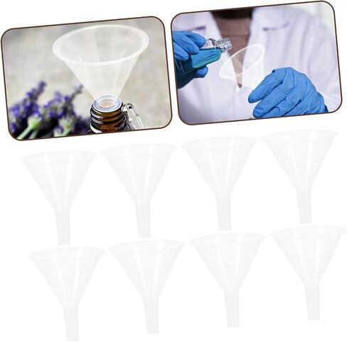 Pretyzoom 20pcs مجموعة قمع البلاستيك مجموعة الترشيح للمطبخ المنزلي والاستخدام المختبري in Saudi Arabia