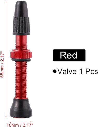 X AutoHaux 1PCS 55mm دراجة الصمامات بلا أنبوب in Saudi Arabia