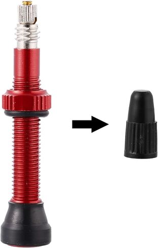 X AutoHaux 1PCS 55mm دراجة الصمامات بلا أنبوب in Saudi Arabia