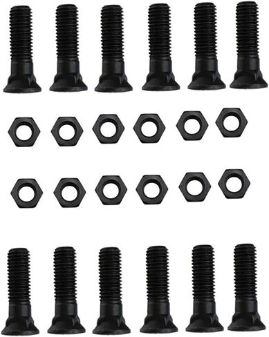 Rollers, Bearings, Belts and Much More - 12 - Plow Bolt and Nut for Blades/Cutting for Edge, 5/8-11x2 1/4 - Grade 8, Dome Head - BND3PB-1869 in Saudi Arabia