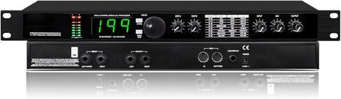 Digital Pre-Stage Effector, Audio Processor Equalizer, Automatic Noise Reduction, with LCD Sn, Reverb and Multi Effect DSP Processor, for KTV Karaoke, Vocal Microphone in Kuwait