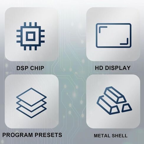 Digital Pre-Stage Effector, Audio Processor Equalizer, Automatic Noise Reduction, with LCD Sn, Reverb and Multi Effect DSP Processor, for KTV Karaoke, Vocal Microphone in Kuwait