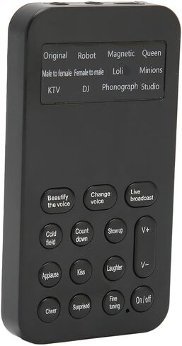 AqxReight Voice Changer Handheld Voice Changer Device 8 Mostrice Machin in Saudi Arabia