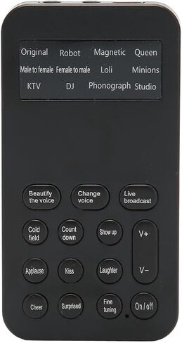 AqxReight Voice Changer Handheld Voice Changer Device 8 Mostrice Machin in Saudi Arabia