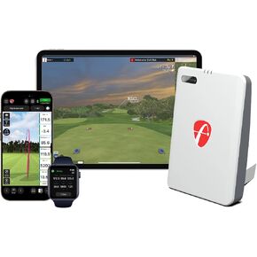 FlightScope Mevo Gen2 Portable Golf Launch Monitor and Simulator with 18 Swing Data Parameters, Front Facing Camera, 8 E6 Simulation Courses with GPS Overview and Shot Tracer | Indoor and Outdoor in Saudi Arabia