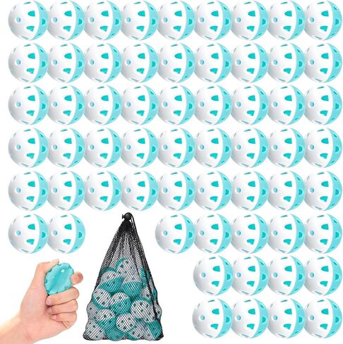 30/60 PCS MINI Practice Baseballs لضرب كرات تدريب 1.65 بوصة من كرات الممارسة خفيفة الوزن مع حقيبة رباط للرياضة الخارجية الداخلية التي تضرب التدريب على الضرب in Kuwait