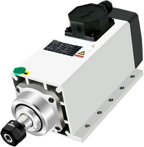 2.2/3.5KW air-Cooled Square Spindle Motor 220V 380V 18000rpm 300Hz 4 Bearings(D1 3.5kw ER20 380V) in Saudi Arabia