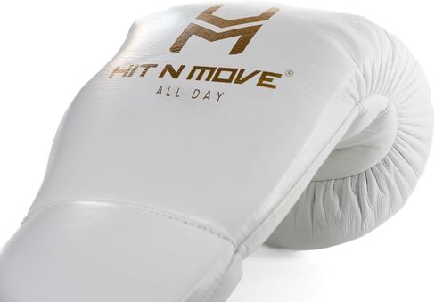 HIT N MOVE All Day Plus Weighted Boxing Gloves Men, Boxing Equipment, Heavy Bag Workout Gloves for Boxing, Kickboxing, Muay Thai, MMA, 24 oz 1.5lbs in Saudi Arabia