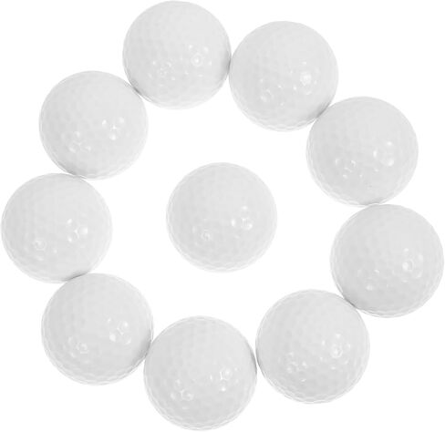 10pcs Dual Golf Practice for Indoor Training Lightweight Golf for Swing Practice Easy Visibility for All Skill Levels in Saudi Arabia