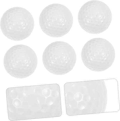 10pcs Dual Golf Practice for Indoor Training Lightweight Golf for Swing Practice Easy Visibility for All Skill Levels in Saudi Arabia