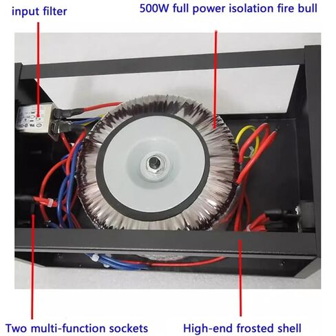 محول العزل الرئيسي 220 إلى 220V500W تقليل الضوضاء مرشح السلامة 1: 1 شبكة طاقة تنقية الإخراج HZ in Kuwait