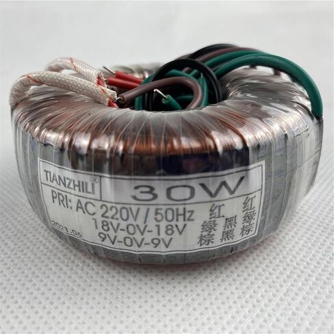 30W مضخم طاقة حلقي مزدوج 18V مزدوج 9V HIFI مزود الطاقة أحادي الطور (المحول) in Saudi Arabia