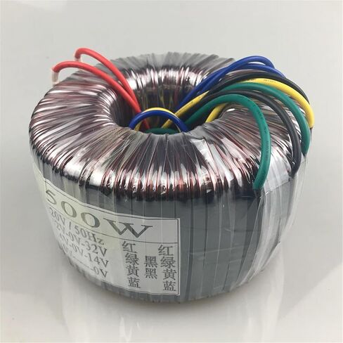 500W Toroidal Transformer A-Class Iron Core 220V إلى 32 فولت مزدوج 14V فردي 10 فولت معلمات الجهد in Kuwait