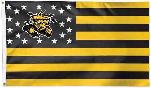 NCAA Wichita State 11629115 Deluxe Flag ، 3 '× 5' in Saudi Arabia