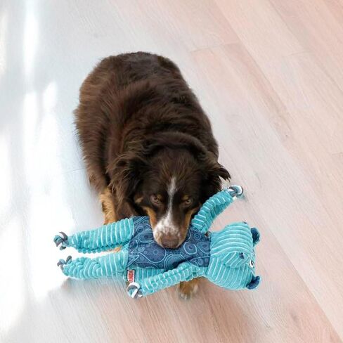 Kong Floppy Cnots Jumbo XL Fox Dog Toy-أفخم للغاية مع هيكل عظمي حبل معقود ، صرير مزدوج ، الحد الأدنى من الحشو ، ناعم ودائم للجر ، التقلب والتحلل in Kuwait
