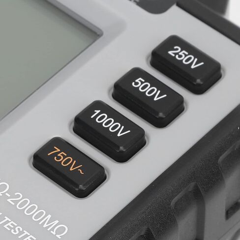 Electronic Megohmmeter LCD Backlight Insulation Tester Portable Handheld for Motor Cable Testing in Saudi Arabia