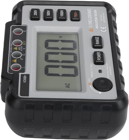 Electronic Megohmmeter LCD Backlight Insulation Tester Portable Handheld for Motor Cable Testing in Saudi Arabia