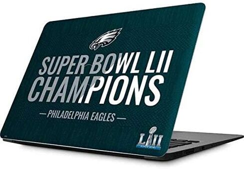 Skinit Decal Laptop Skin Compatible with MacBook Air 13.3 (2010-2017) - Officially Licensed NFL Philadelphia Eagles Super Bowl LII Champions Design in Saudi Arabia
