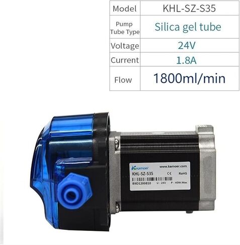 1800 مل/دقيقة KHL DIY المضخة التمعجية 24V السهود السهى محرك عالية التدفق السرعة القابلة للتعديل 350 دورة في الدقيقة مضخة الجرعات للمختبر التحليلي (KHL-SZ-B18) in Kuwait