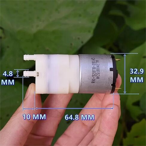 DC 5V 6V Large Flow Mini RK-528TB Motor Diaphragm Pump Vacuum Air Oxygen Pump Negative Pressure Suction Pump DIY 1Pcs in Saudi Arabia