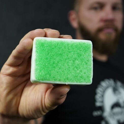 Bar Soap With Built-In Hand Scrubber - Heavy Duty Hand Cleaner for Auto Mechanics & Industrial Work - Easy Cleans Grease, Oil, Paint & More - All Natural With Aloe Vera - 6 Pack in Saudi Arabia