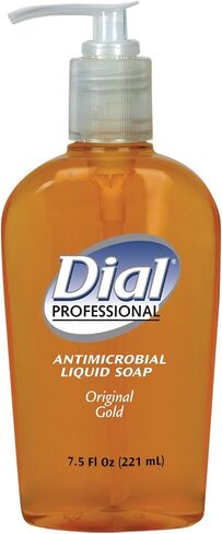 Dial Professional 84014 Liquid Dial Gold Antimicrobial Soap Decorative Pump 7.5 Oz. (12-Pack) in Kuwait