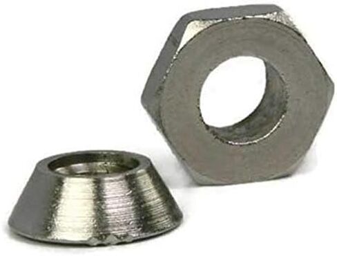 Stainless Steel Sign Mounting Hardware Carriage Bolt with Security Nuts Kit 5/16"-18 x 2" for U Channel Post - 48 Pieces in Saudi Arabia