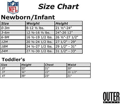 الخارجيين من NFL NFL NELBORN الأطفال 0-18M أخبار المروحة 3 حزمة زاحف bodysuit مجموعة الرومبير in Saudi Arabia