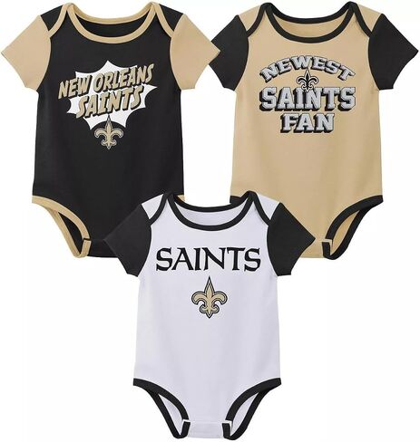 الخارجيين من NFL NFL NELBORN الأطفال 0-18M أخبار المروحة 3 حزمة زاحف bodysuit مجموعة الرومبير in Saudi Arabia