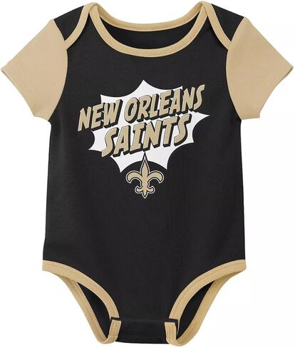 الخارجيين من NFL NFL NELBORN الأطفال 0-18M أخبار المروحة 3 حزمة زاحف bodysuit مجموعة الرومبير in Saudi Arabia