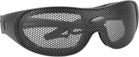 Windproof Goggles, Breathable Impact Resistance Iron Mesh Pattern Protective Glasses Safety Mesh Goggles Anti Fog for Outdoor Games Sports Paintball Riding Cycling for Outdoor Activities in Saudi Arabia