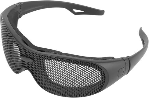 Windproof Goggles, Breathable Impact Resistance Iron Mesh Pattern Protective Glasses Safety Mesh Goggles Anti Fog for Outdoor Games Sports Paintball Riding Cycling for Outdoor Activities in Saudi Arabia