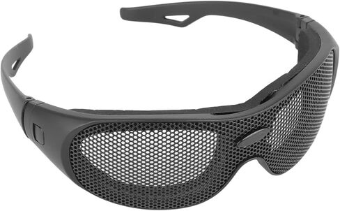 Windproof Goggles, Breathable Impact Resistance Iron Mesh Pattern Protective Glasses Safety Mesh Goggles Anti Fog for Outdoor Games Sports Paintball Riding Cycling for Outdoor Activities in Saudi Arabia