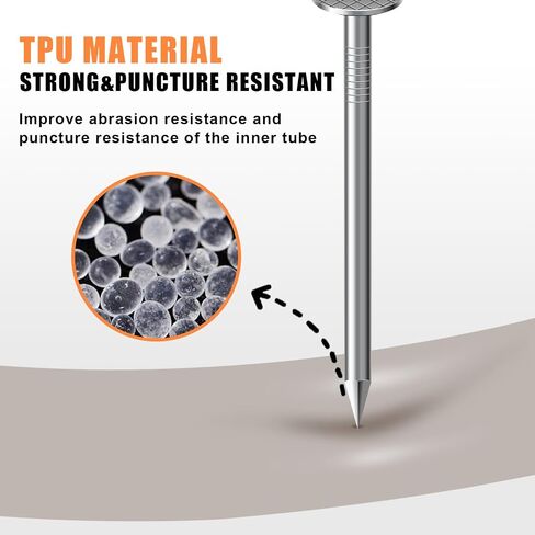 حزمة من 3 TPU Road Bike Bike Tubes 700C متوافقة مع 700x18c-32c Presta 85mm Tires + Tyre Lever & Repair Kit in Saudi Arabia