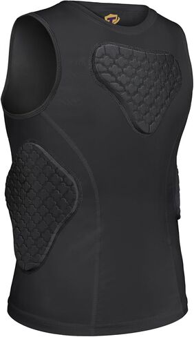 Youth Rib Protector Padded Football Chest Baseball Youth Padded Compression Shirt for Shoulder Heart Guard in Saudi Arabia
