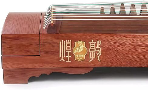 Chinese Zither, Guzheng, Chinese Instrument, Gu Zheng, Handcarved Aged Wood, 20-Yr Artisan Crafted, Natural Sound in Saudi Arabia