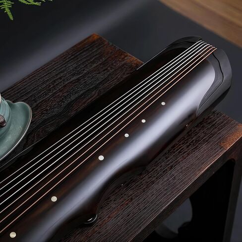 أداة الصينية Gu Qin ، أداة صينية ، Guqin ، Qin ، خشب المسن يدويًا ، صوت حرفي 20 عامًا ، صوت طبيعي in Saudi Arabia