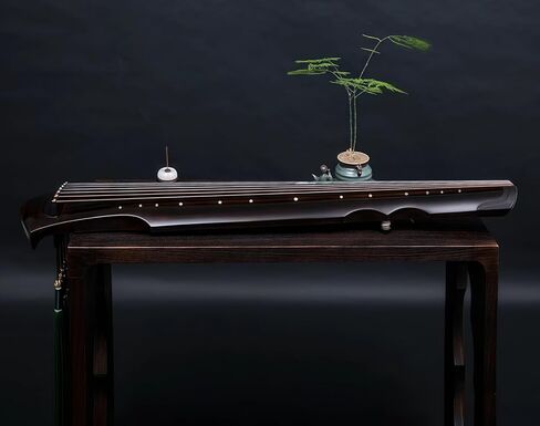 أداة الصينية Gu Qin ، أداة صينية ، Guqin ، Qin ، خشب المسن يدويًا ، صوت حرفي 20 عامًا ، صوت طبيعي in Saudi Arabia
