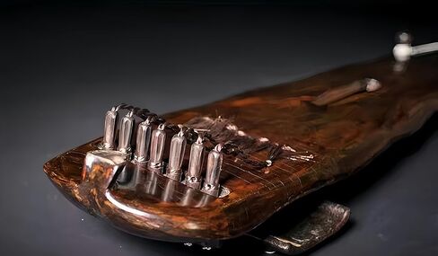 أداة الصينية Gu Qin ، أداة صينية ، Guqin ، Qin ، خشب المسن يدويًا ، صوت حرفي 20 عامًا ، صوت طبيعي in Saudi Arabia