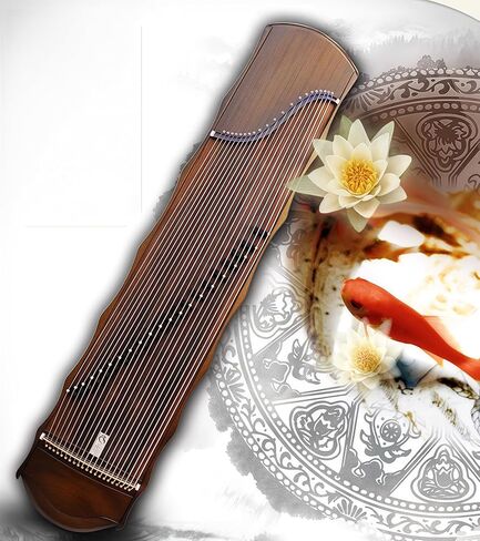 الصينية Zither ، Guzheng ، صينية صينية ، Gu Zheng ، الخشب المنحوت يدويًا ، صُنعت حرفيًا مدتها 20 عامًا ، صوت طبيعي (أ) in Saudi Arabia